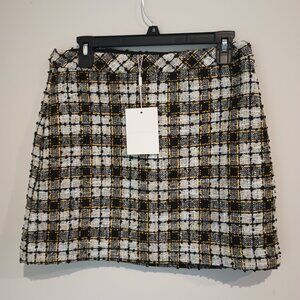 Endless Rose Tweed Hem Pencil Mini Skirt NWT Size Juniors Large